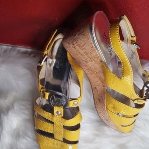 Micheal Kors yellow sandals